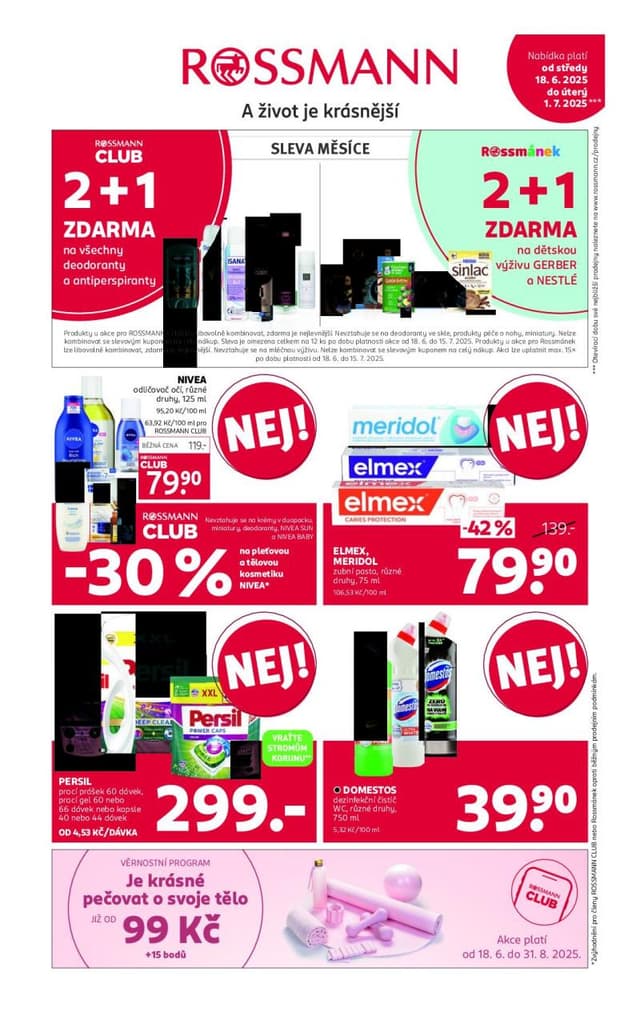 Rossmann drogerie leták 22.6. - 5.7.